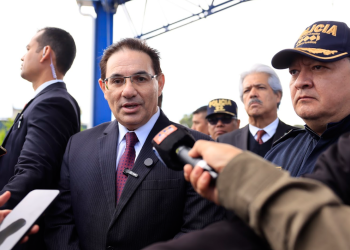 Ministro Villeda en inauguración del Curso Básico par Policía y destaca las reformas en marcha al sistema penitenciario. / Foto: Noé Pérez