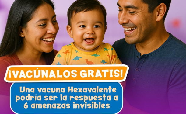 La vacuna hexavalente se incorpora al esquema nacional, protegiendo a la niñez contra seis enfermedades con una sola dosis. (Foto: MSPAS)