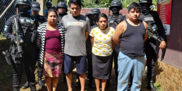 Las capturas están vinculadas con dos casos de secuestro registrados en Colomba Costa Cuca. / Foto: PNC.