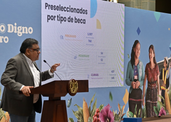 Gobierno ha ejecutado 6 millones de quetzales en el programa Becas por Nuestro Futuro . / Foto: Alex Jacinto y Álvaro Interiano.
