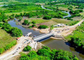 Puente modular sobre arroyo Petexbatún favorece la conectividad en Sayaxché, Petén./Foto: CIV.