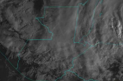 Vientos acelerados y clima frío prevalecerá este martes./Foto: NOAA.