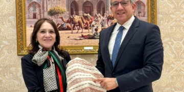 El diálogo bilateral reafirmó el compromiso del país con los valores que impulsa la Unesco y la determinación de Guatemala de seguir contribuyendo activamente en los espacios multilaterales. / Foto: Minex