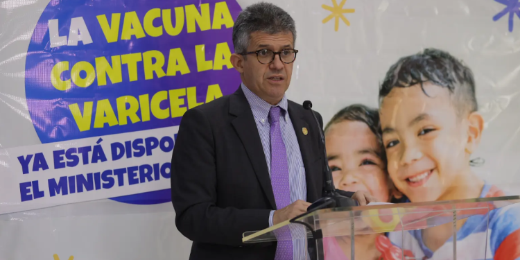 Ministerio de Salud incorpora 500 mil dosis de vacunas contra la varicela. (Foto: MSPAS)