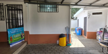 Mantenimiento en el puesto de Salud Las Trojes mejora atención y entorno para vecinos de Amatitlán. (Foto: MSPAS)