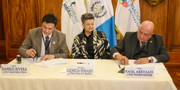 IGM y Universidad InterNaciones fortalece las acciones en favor de las personas guatemaltecas migrantes retornadas. (Foto: IGM)