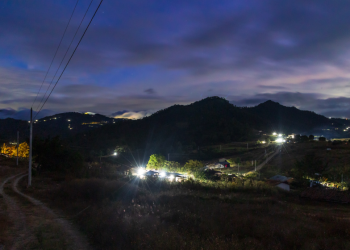 INDE ha intervenido más de 13 millones de quetzales en electrificación en San Bartolomé Jocotenango, Quiché. (Foto: INDE)