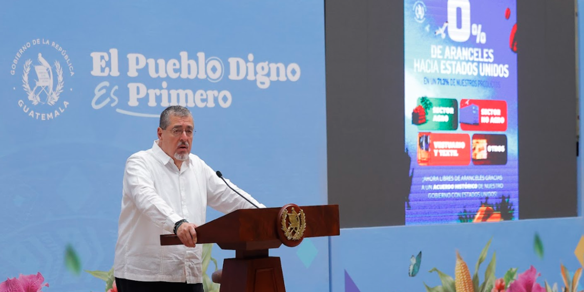 El presidente Bernardo Arévalo destacó esta mañana, durante su participación en La Ronda, uno de los avances económicos más relevantes para el país. / Foto: Gilber Garcia