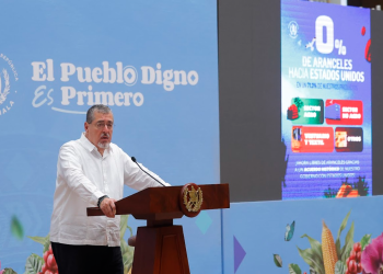 El presidente Bernardo Arévalo destacó esta mañana, durante su participación en La Ronda, uno de los avances económicos más relevantes para el país. / Foto: Gilber Garcia