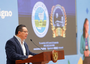 Director de Insivumeh informa sobre frentes fríos en el país./Foto: Gilbert García.