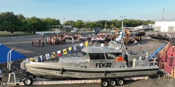Este fue el equipo donado por Estados Unidos a Guatemala./Foto: Álvaro Interiano.