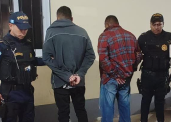 PNC captura a 7 personas luego de enfrentamiento armado./Foto: PNC.