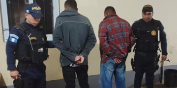 PNC captura a 7 personas luego de enfrentamiento armado./Foto: PNC.