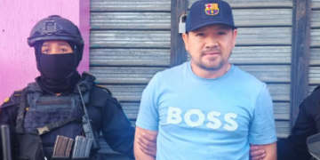 Capturan al extraditable número 32 del 2025./Foto: PNC.