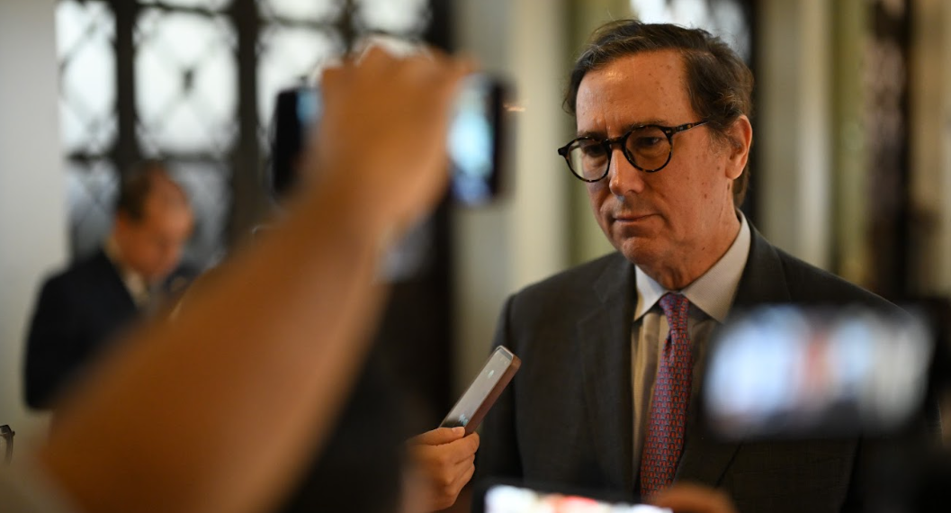 Carlos Ayala Corao, uno de los tres integrantes de la misión especial de la OEA. / Foto: Byron de la Cruz.