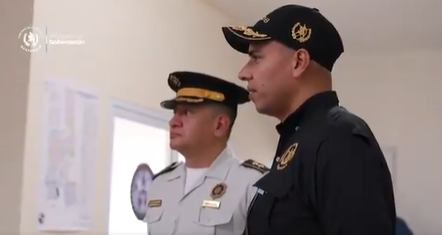 Viceministro de Antinarcóticos supervisa la Fuerza de Tarea de Facilitación del Comercio en la EPQ./Foto: PNC.