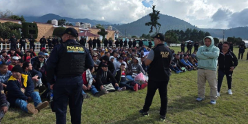 Sistema Penitenciario desarrolló un operativo de identificación de reos en Quetzaltenango./Foto: DGSP.