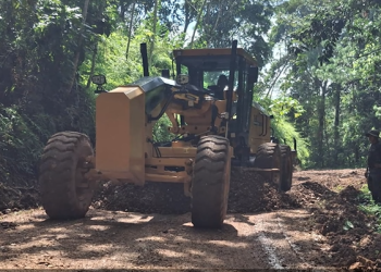 Rutas para el Desarrollo avanza con el fin de la época de lluvia./Foto: Mindef.