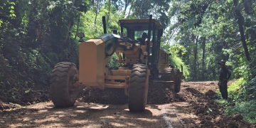 Rutas para el Desarrollo avanza con el fin de la época de lluvia./Foto: Mindef.