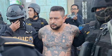 Ever Jonathan Sinay Dionicio, de 42 años, alias "Cartoon. / Foto: PNC.