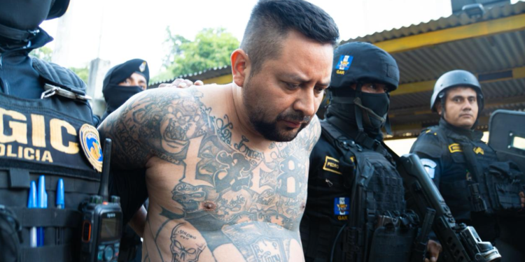 Ever Jonathan Sinay Dinicio, es el quinto de los capturados. / Foto: Mingob