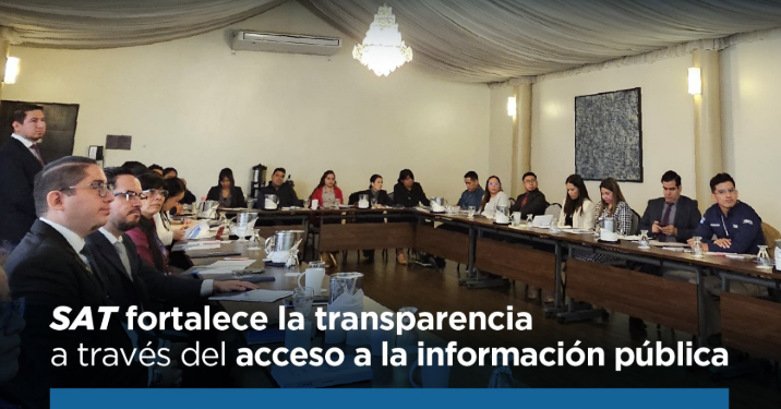 SAT fortalece la transparencia a través del acceso a la informacion pública. / Foto: SAT.
