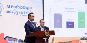 Gobierno reporta un 77% de ejecución presupuestaria y mayor dinamismo en inversión pública. (Foto: Analí Camey)