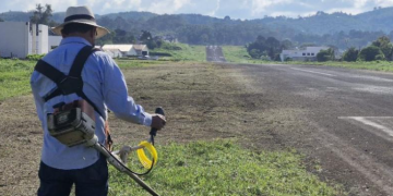 Aeródromo de Cobán presenta mejoras significativas./Foto: DGAC.