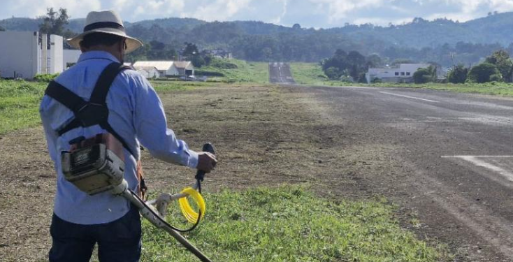 Aeródromo de Cobán presenta mejoras significativas./Foto: DGAC.