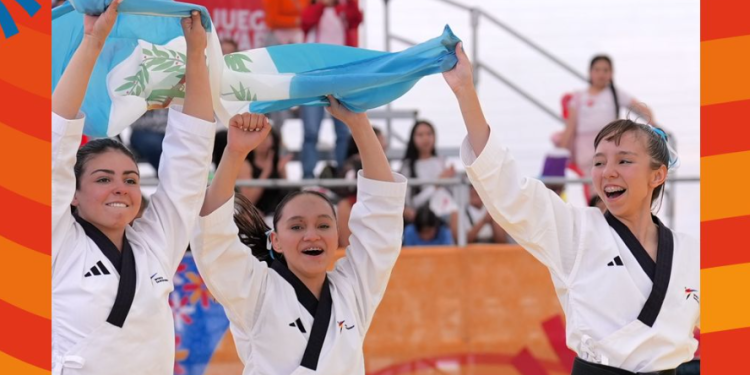 Guatemala arrasa en taekwondo y suma siete medallas en los Juegos Bolivarianos 2025