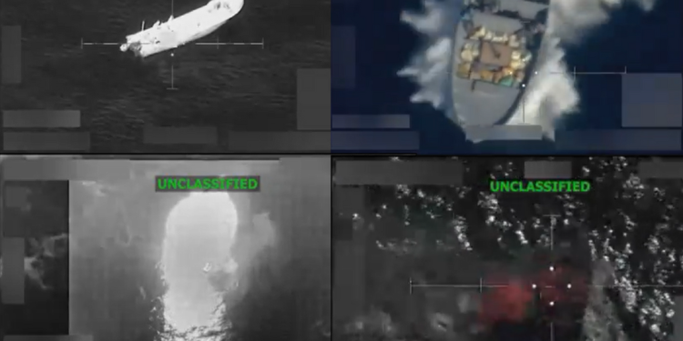 Estados Unidos ataca dos embarcaciones más en el Pacífico. / Foto: X @SecWar.