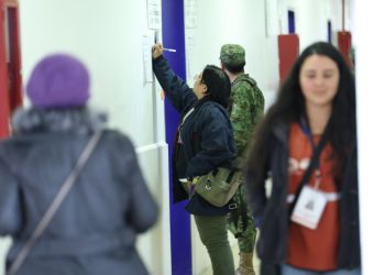 Gana el "No" en el referendo impulsado por el presidente Noboa. / Foto: Consejo Nacional Electoral de Ecuador.