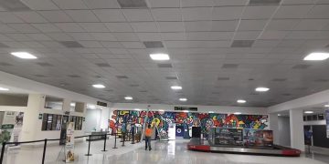 DGAC realiza mejoras de luminarias en el Aeropuerto Mundo Maya. (Foto: DGAC)