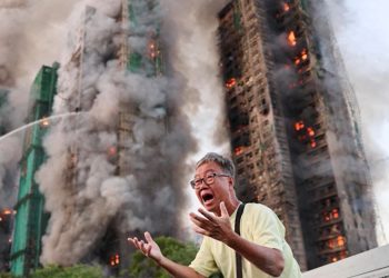 Incendio en complejo residencial de Hong Kong se le considera el peor en 30 años.