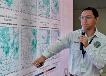 Insivumeh pronostica llegada de frente frío y frecuente actividad volcánica./Foto: Insivumeh.