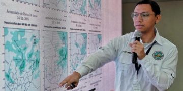 Insivumeh pronostica llegada de frente frío y frecuente actividad volcánica./Foto: Insivumeh.