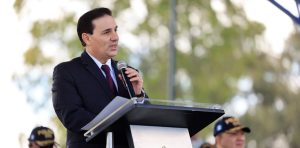 Ministro de Gobernación, Marco Antonio Villeda. / Foto: Noé Pérez