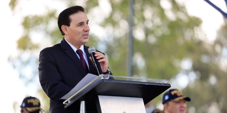 Ministro de Gobernación, Marco Antonio Villeda. / Foto: Noé Pérez