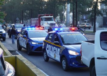 La Policía Nacional Civil realiza recorridos de seguridad a bordo de las nuevas unidades policiales. (Foto: PNC)
