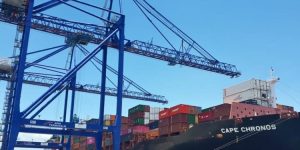 Exportación de productos guatemaltecos en Puerto Quetzal. / Foto: Mineco.