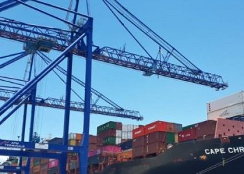 Exportación de productos guatemaltecos en Puerto Quetzal. / Foto: Mineco.