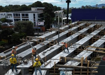 Los cierres en la calzada Roosevelt sirven para proteger a los conductores y a los trabajadores por el uso de maquinaria pesada. / Foto: CIV.