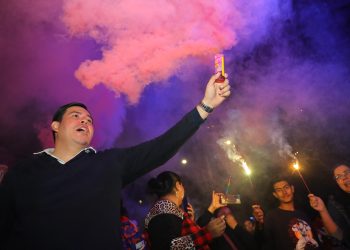 Simpatizantes del Partido Libre en manifestación en Honduras. / Foto: EFE.