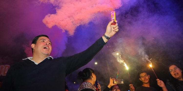 Simpatizantes del Partido Libre en manifestación en Honduras. / Foto: EFE.