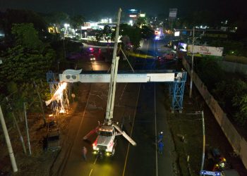 Acciones para mejorar la movilidad en la CA-2 con el retiro de pasarela en desuso