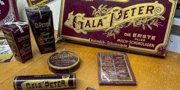 Gala Peter, el primer producto comercializado con la mezcla creada por el Daniel Peter hace 150 años.