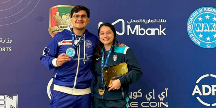 Guatemala conquista Abu Dhabi con oro y plata en el Mundial de Kickboxing