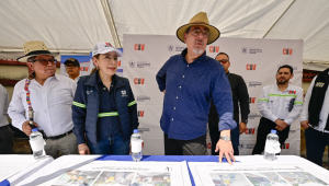 Presidente supervisa avances de tramos carreteros que beneficiarían a 100 mil personas de San Marcos