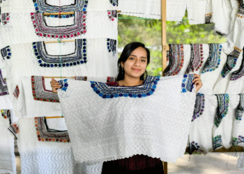 Mujeres de Alta Verapaz finalizan su formación con la Beca Artesano./Foto: Mides.