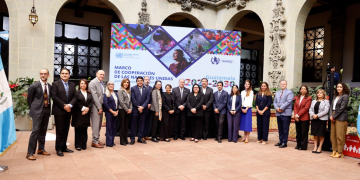 ONU presenta el Marco de Cooperación con Guatemala 2026-2030 . (Foto: Analí Camey)